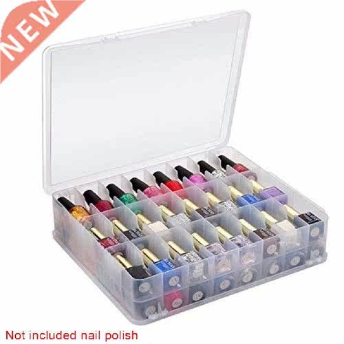 Transpent Holder Nail Polish Organizer Universal Plastic