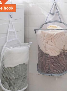Folding Net Dirty Clothes Storage Basket Household Laundry