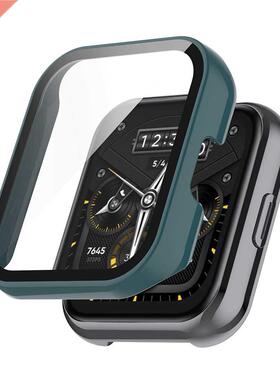 Full Cover Tempered Glass Screen Protector Case for Realme W