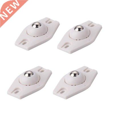 4pcs Paste Type Universal Pulley Stainless Steel Roller