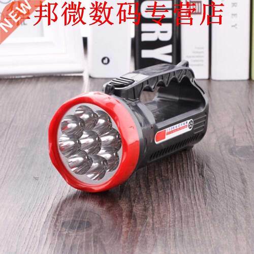 LED Camping Wandelen Opladen Zaklamp zaklamp Negen Lamp Hoof