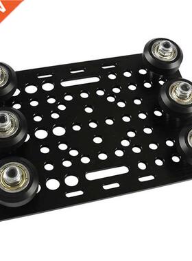 Black Anodized Aluminium V-Slot Gantry Plate Set 20 - 80mm w