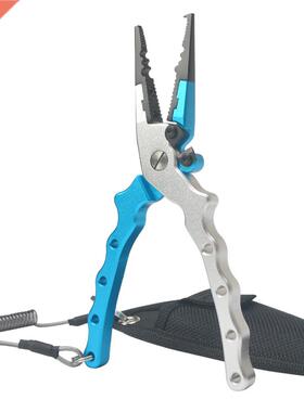 New design Alumimum Multi function Fishing Pliers Lure Fish