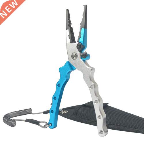 New design Alumimum Multi function Fishing Pliers Lure Fish