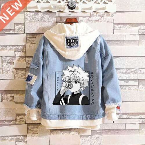 hunter x hunter hisoka hoodies Cool Killua zoldyck denim jac