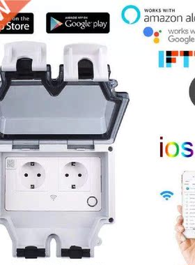 Tuya Wifi Voice Contol I66 Outdoo Wateoof Double