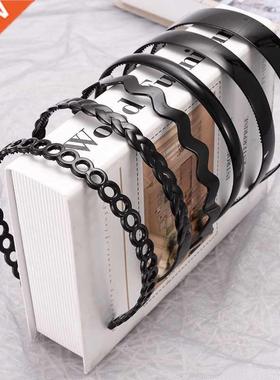 1pc Fashon Wave Mens Women Unsex Plastc Resn Black Wavy