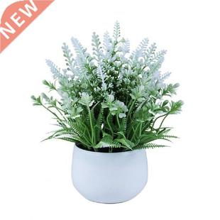 Artificial Plant Bonsai Simulation Lavender Ornament Home