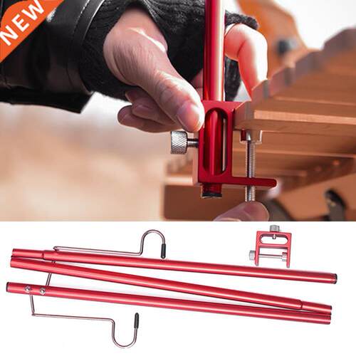Outdoor Camping Hiking Aluminum Alloy Foldable Lamp Post Pol