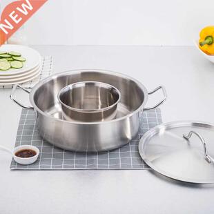 Hot pot mandarin duck pot thickened stainless steel m