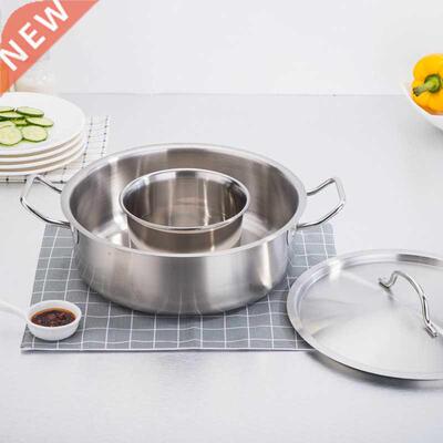 Hot pot mandarin duck pot thickened stainless steel m