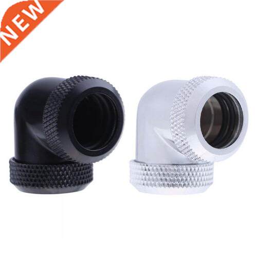 14mm OD G1/4 Inner Thread 90 Degree Tube Connector for PC Wa