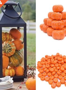 25Pcs Mini Artificial Pumpkin Fake Simulation Vegetabl
