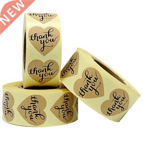 Six Colors Thank You Sticker For Ptners Business Seal Labe