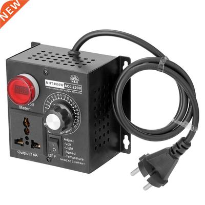 Speed Temperature Light Voltage Regulator Adjuatale Dimmer