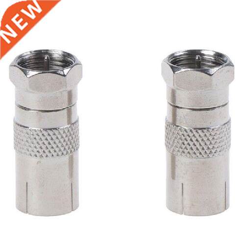 F Type Male Plug Connector Socket to RF Coax For TV Aerial