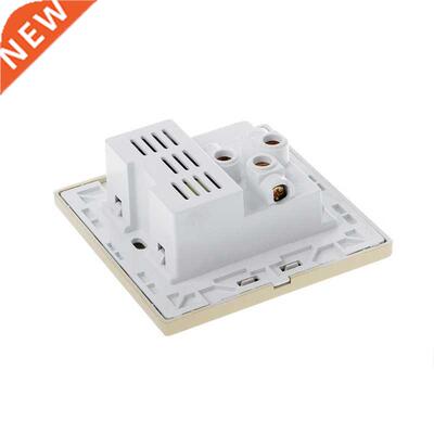 Dual USB LED Electric Wall Charger Station Socket Adapter Po