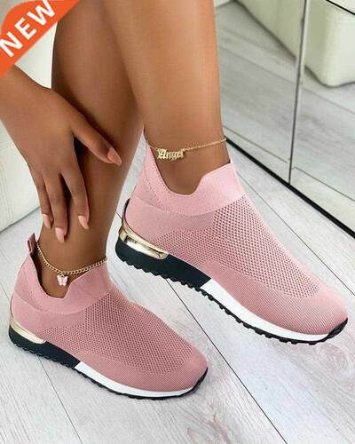 Sneakers 2021 New Women‘s Flying Knit All-in-one Shoes
