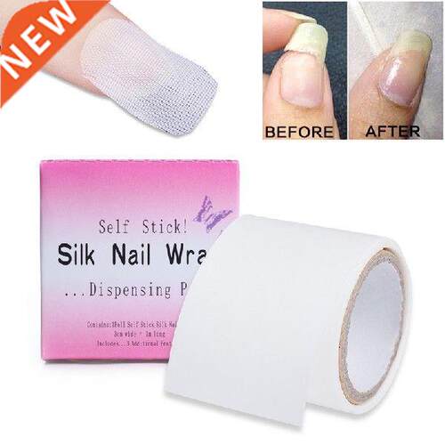 *100 cm/roll Adhesive Silk Nail Wrap Fiberglass Nails Tape