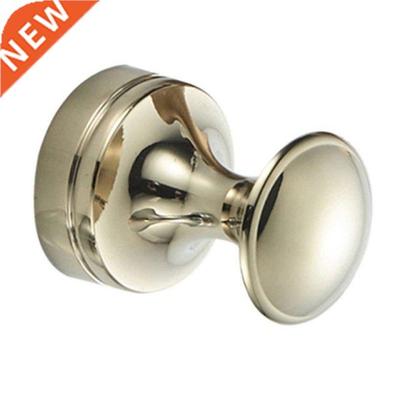 Wall Mount Round Brass Hook Shower Robe Towel Coat Holder Ha