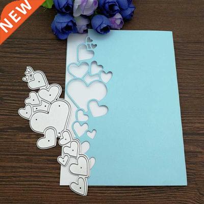 Heart Lace Edge Frame Metal Cutting Dies Stencils For  Sc