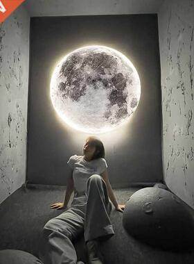 Modern LED Wall Lamp Moon Indoor Lighting For Bedroom Living