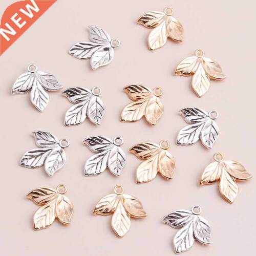 20pcs Fashion Three Leaf Pendants  Bracelets Vintage Leav