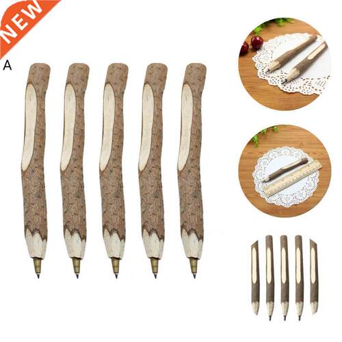 ABS 5Pcs Great Practical Portable Pencil Ball Point Pen Eco-
