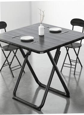 Foldable Square table family dining table and chair combinat