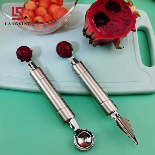 Carving Knife Fruit Watermelon Ice Cream Ball Scoop Spoon