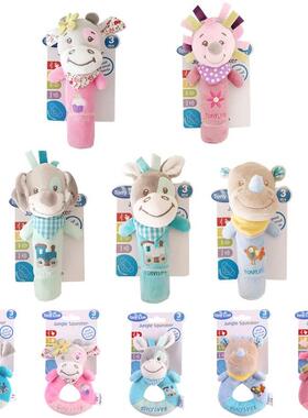 Baby Animal Hand Bell Rattle Soft Rattle Toy Newborn Rattle