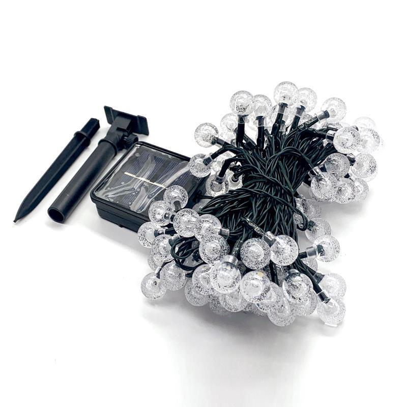 String Light Solar 100 LEDs Fairy Lights Outdoor Garden Wedd