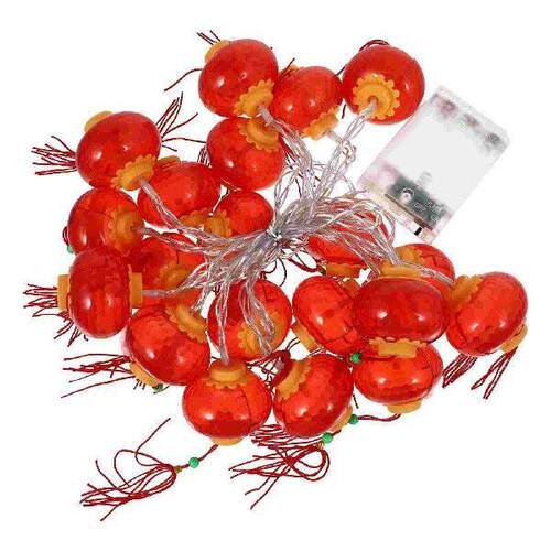 Lantern String Lights Decorative Mini Red Festival Supply
