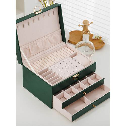 Fashion leather jewelry storage box时尚皮革首饰收纳箱