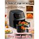 button Multifunctional air 8LEnglish fryer oven lampblack