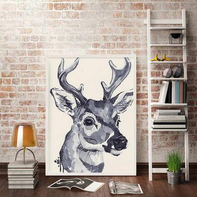 Solid wood large photo frame wall hanging picture frame 16K2