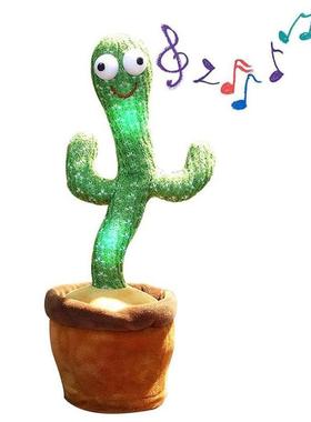 Lovely Dancing Cactus Doll Talking Toy Electron Plush Toy Sp