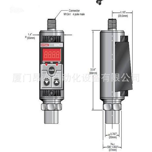 HDA4445-B-016-000 现货 德国. HYDAC贺德克压力开关