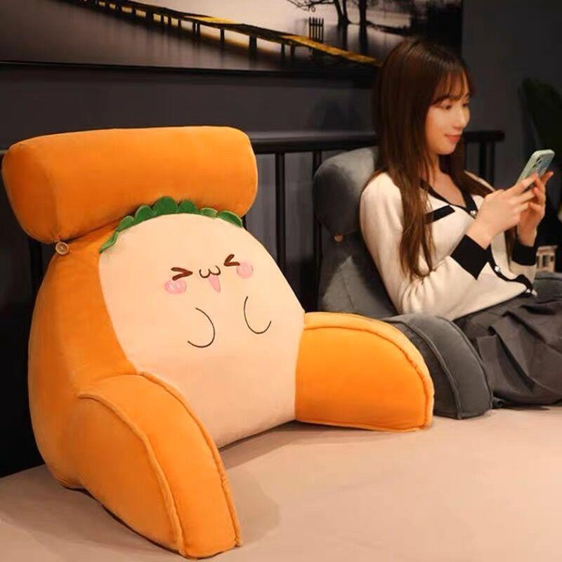 床头软包大靠背宿舍床上看书大靠枕女生睡觉枕头沙发护腰靠垫抱枕