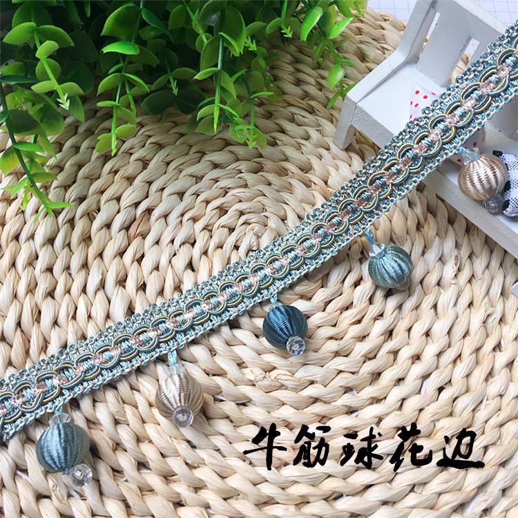 精品窗帘花边/窗帘配件/装饰花边/流苏/穗/窗帘辅料/方块牛筋花边图片