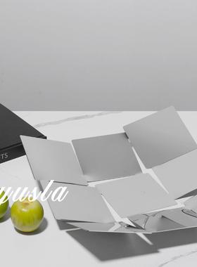 简约现代水果盘摆件样板间客厅餐桌吧台干果托盘酒店别墅软装饰品