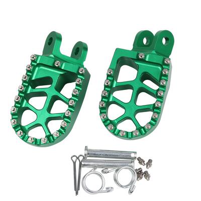 越野摩托车KLX250R/S KLX650R改装配件CNC铝合金脚踏镶钉防滑踏板