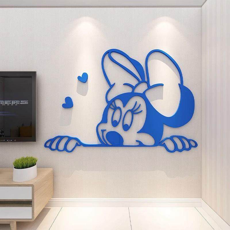 网红卧室布置房间床头客厅电视背景墙面装饰品壁纸贴画自粘3d立体