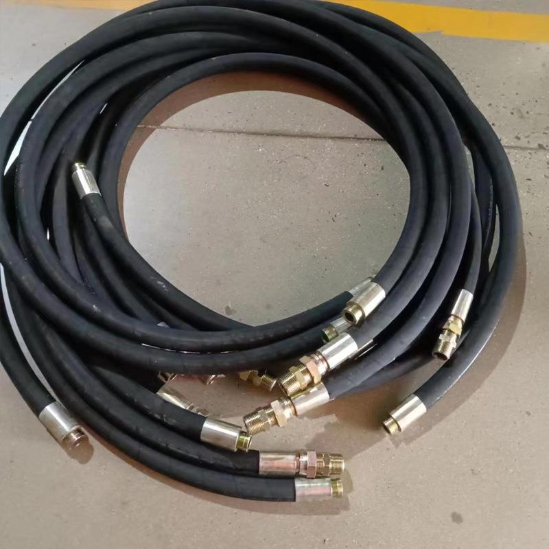 输油管高压胶管总成钢丝编织/缠绕液压油管丁腈橡胶管耐油