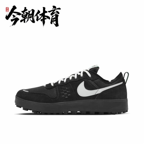 Nike耐克 男子黑色运动鞋c1ty翻毛皮低帮复古休闲板鞋 FZ3863-006
