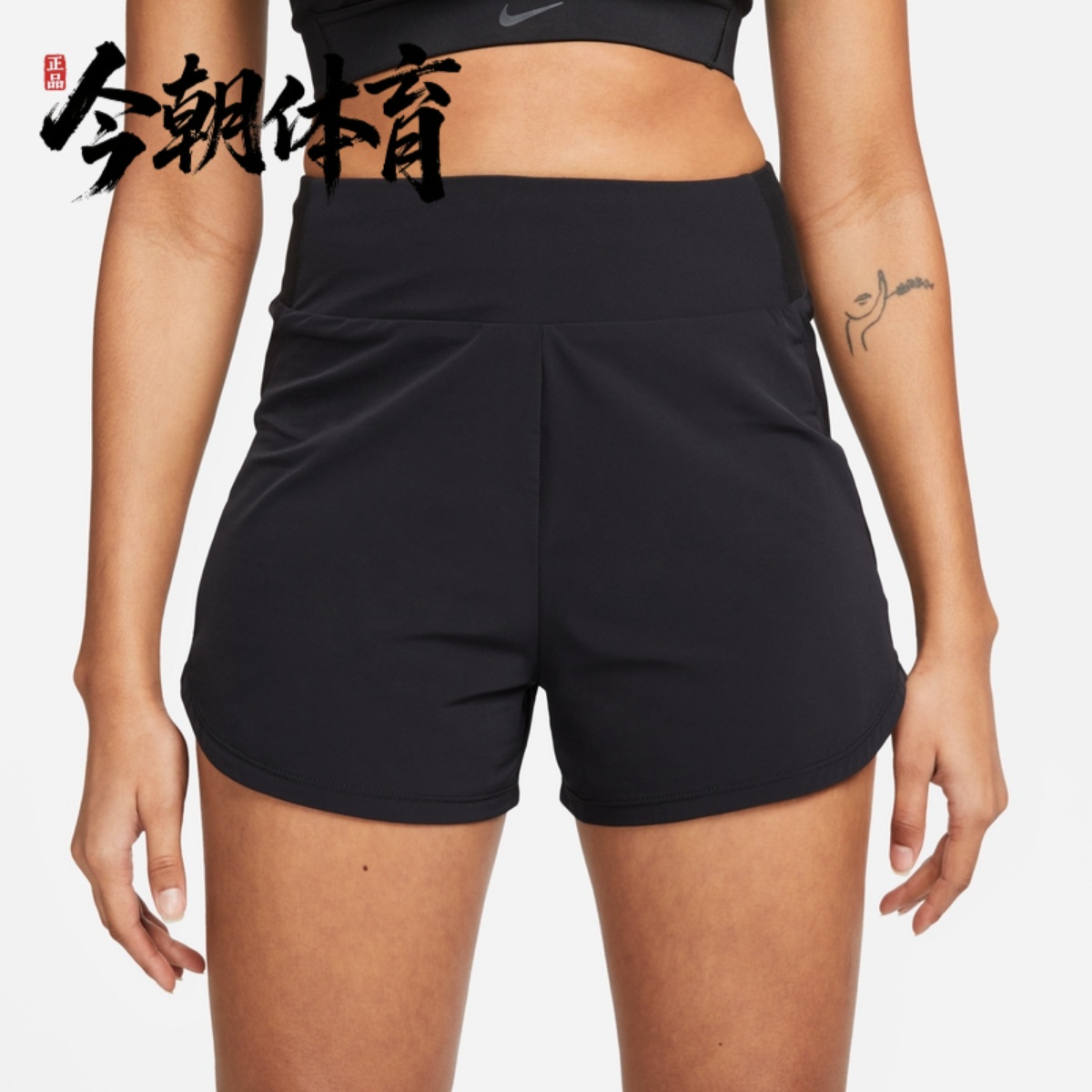 Nike/耐克女子训练透气运动休闲高腰衬里跑步运动短裤 DX6019-010