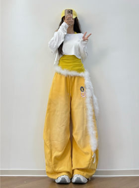 XXBUNI秋冬黄色系爵士舞女团演出服嘻哈街舞潮服jazz练功服女团服