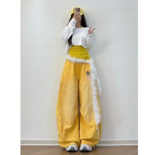 XXBUNI秋冬黄色系爵士舞女团演出服嘻哈街舞潮服jazz练功服女团服