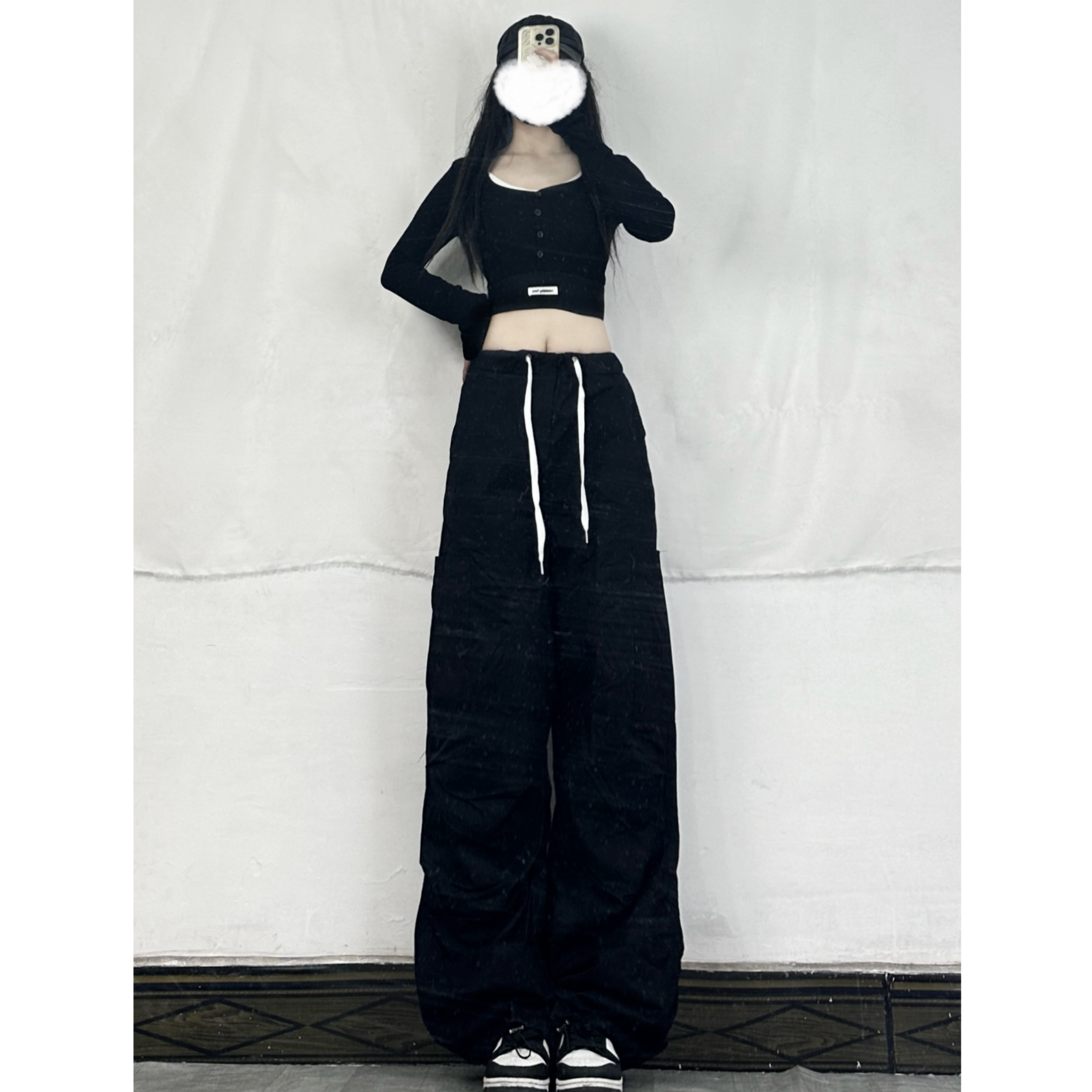 XXBUNI辣妹跳舞上衣女kpop甜辣妹风jazz爵士跳舞chic早秋紧身上衣