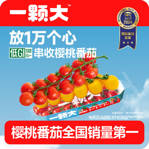 串番茄一颗大老味道新鲜自然熟